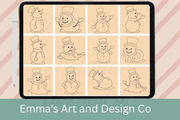 Cute Christmas Winter Embroidery PDF