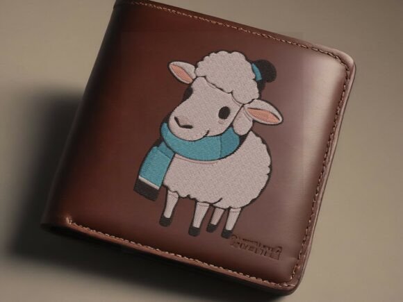 Farm Animal Sheep Holiday Embroidery