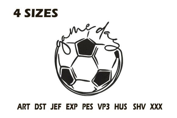 Soccer Game Day Embroidery
