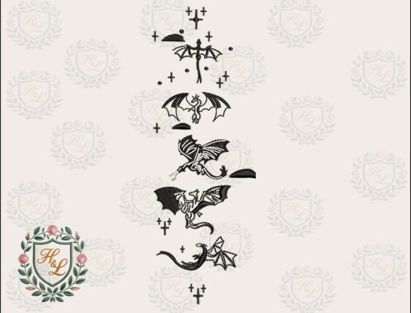 Tairn Basgiath Embroidery Files