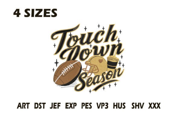 Touchdown Season Embroidery
